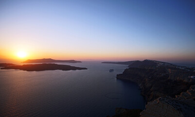 Fototapeta premium sunset over the sea