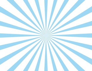 集中線　余白　スペース　青色　水色