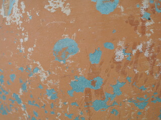 Close-up of the beautiful texture of ceramics, painted in different colors.