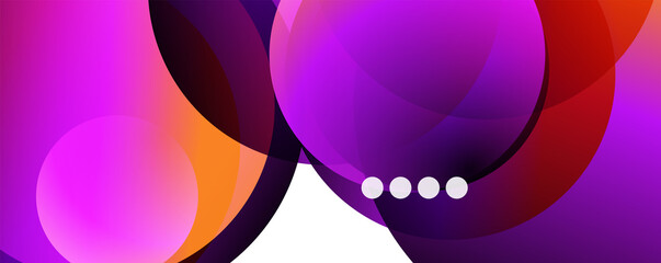 Fluid gradients, swirls and circles. Bright color lines. Vector Illustration For Wallpaper, Banner, Background, Landing Page