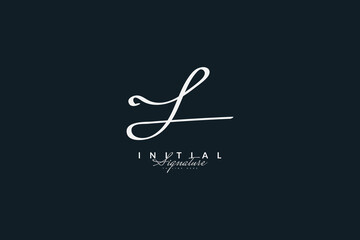 Minimal Letter J Logo Design with Handwriting Style. J Signature Logo or Symbol for Wedding, Fashion, Jewelry, Boutique, Botanical, Floral and Business Identity