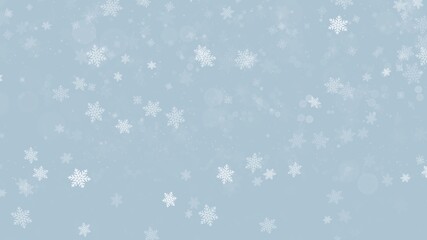 Naklejka na ściany i meble Abstract Backgrounds snow on blue backgrounds , illustration wallpaper