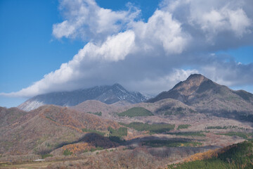 大山, 風景, 景色, 青空,  山, 空, 自然, 雲, 岩