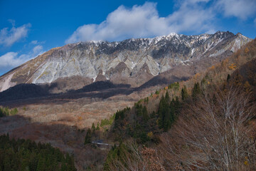 大山, 風景, 景色, 青空, 雪, 山, 空, 自然, 雲, 岩