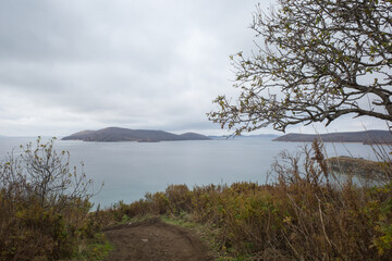 clouds over the lake