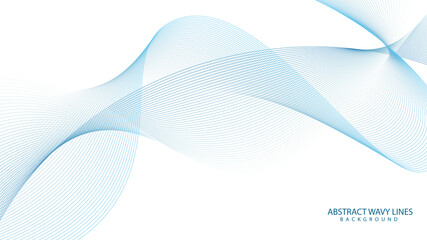 Abstract motion wave gradient line background