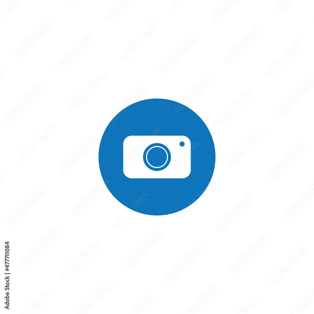 Wall mural Camera lens icon