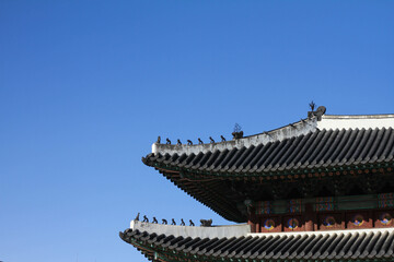 Obraz premium Korean traditional palace.