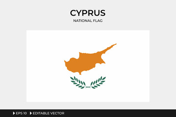 Cyprus National Flag Illustration