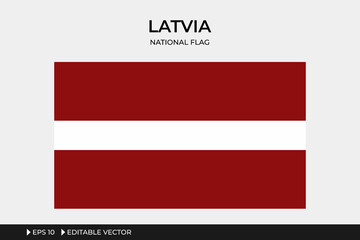 Illustration Flag of Latvia