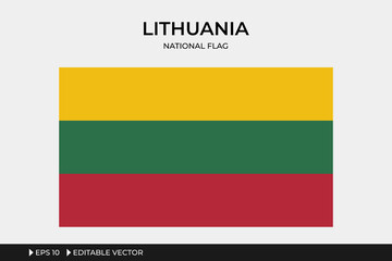 Illustration Flag of Lithuania