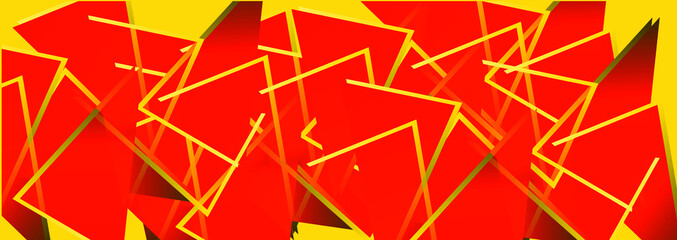 Geometric background. Dynamic shapes composition. Greeting card Background