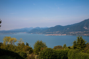 Fototapeta premium Lake Garda is the largest lake in Italy