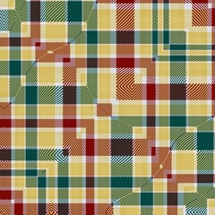 Classic tartan plaid Scottish pattern. Checkered texture for tartan, plaid, tablecloths, shirts, clothes, dresses, bedding, blankets, and other textile fabric printing
