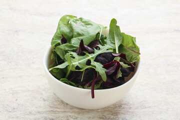 Vegetarian mix green vitamin salad