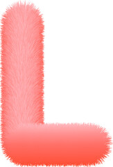 Realistic 3D Effect Letter L