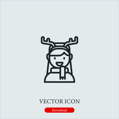 icon vector icon.Editable stroke.linear style sign for use web design and mobile apps,logo.Symbol illustration.Pixel vector graphics - Vector