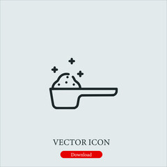 detergent  icon vector icon.Editable stroke.linear style sign for use web design and mobile apps,logo.Symbol illustration.Pixel vector graphics - Vector