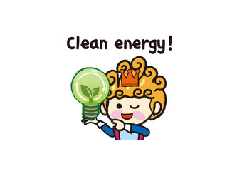 The little prince who protects the earth