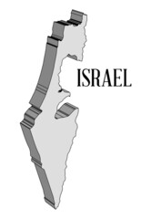 Israel 3D Map