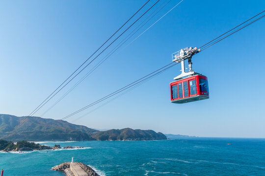 Marine cable car tourist attraction,해상케이블카 관광지