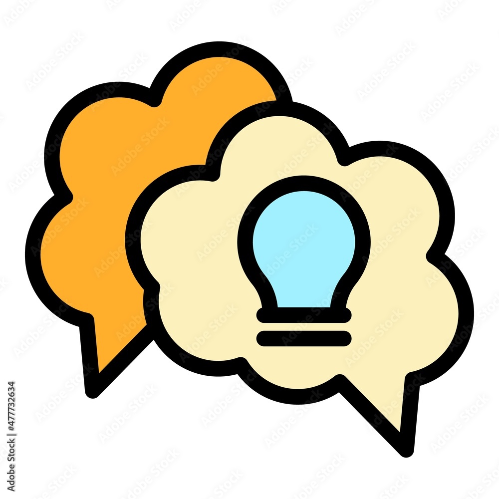 Poster tips hacks icon. outline tips hacks vector icon color flat isolated