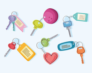 collection of keys