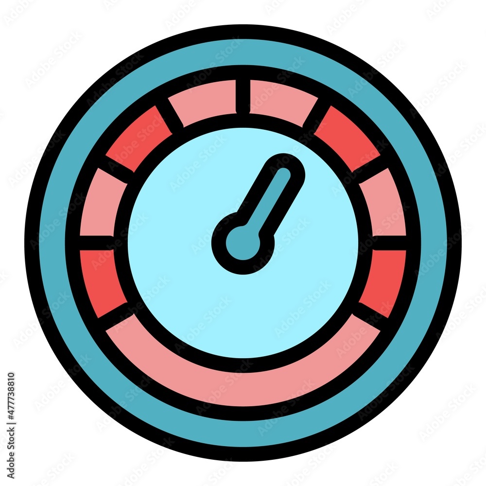 Aufkleber auto dashboard icon. outline auto dashboard vector icon color flat isolated