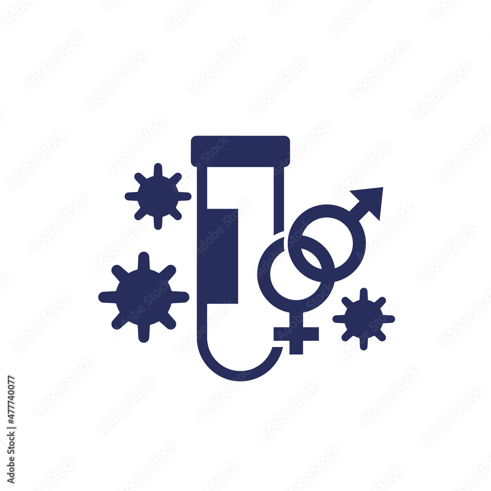 Poster std testing icon on white