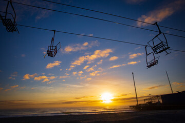 Skyride at beach