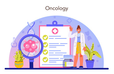 Oncologist. Cancer disease diagnostic and treatment. Oncology