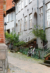 Bike outside a house in germany