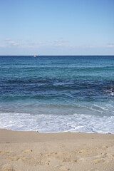 Blue sea of Jeju Island