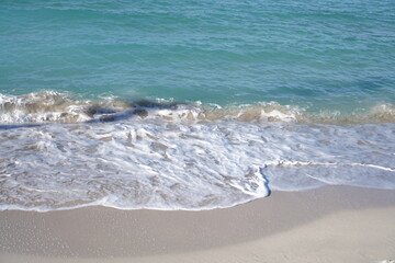 Blue sea of Jeju Island