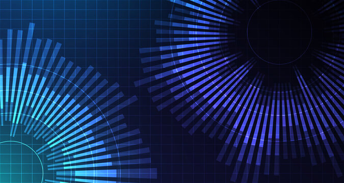 Abstract futuristic technology connection digital data background EP.13