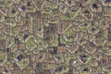 artistic electronic crystal template digital graphic texture background illustration