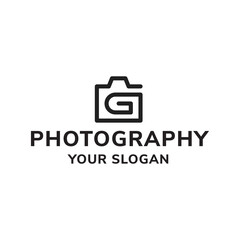Camera and Letter G Logo Concept for Photographer