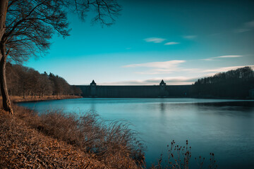 View of the dam
