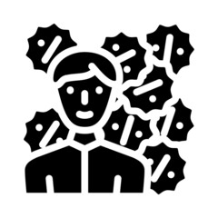 discounts of sales glyph icon vector. discounts of sales sign. isolated contour symbol black illustration