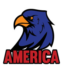America logo t shirt design