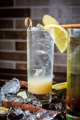 Perfect Burger Classic Bacon Homemade Artisan Tomato Sauce Sausage Melted Cheese Milk Shake Onion Chicken Meat Pasta Shrimp Restaurant Menu Gourmet on a wooden table