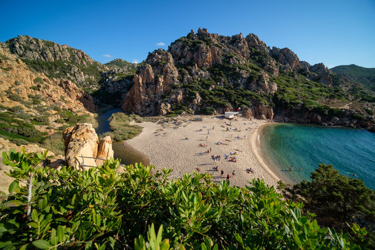 Cossi beach - Spiaggia di Cala li Cossi near Costa Paradiso, northwest of Sardinia