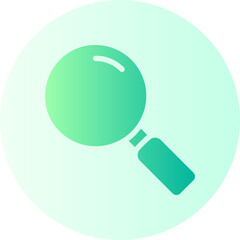 magnifying glass gradient icon