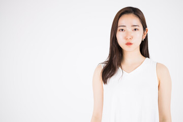 Obraz premium Woman in White Dress