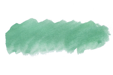 abstract acrylic watercolor paint brush stroke texture isolated on white background for logo and banner. design, creative, and illustration.