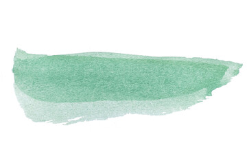 Fototapeta premium abstract acrylic watercolor paint brush stroke texture isolated on white background for logo and banner. design, creative, and illustration.