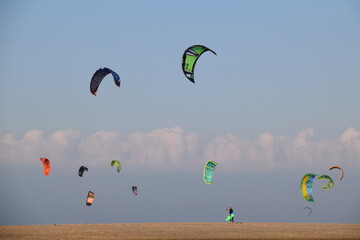 Kiteboarding sails