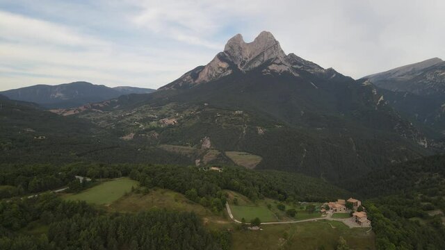 Pedraforca is a mountain in the Pre-Pyrenees, located in the comarca of Bergued&agrave;