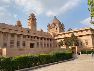 Fototapeta premium Umaid Bhavan Palace, Jodhpur, Rajasthan.