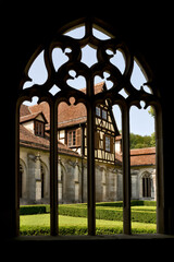 Bebenhausen Abbey (Kloster Bebenhausen), Germany: decorative gothic windows